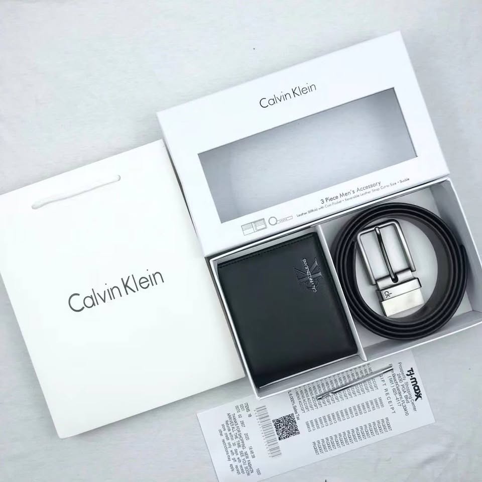 Calvin Klein Set ( Wallet & Belt )