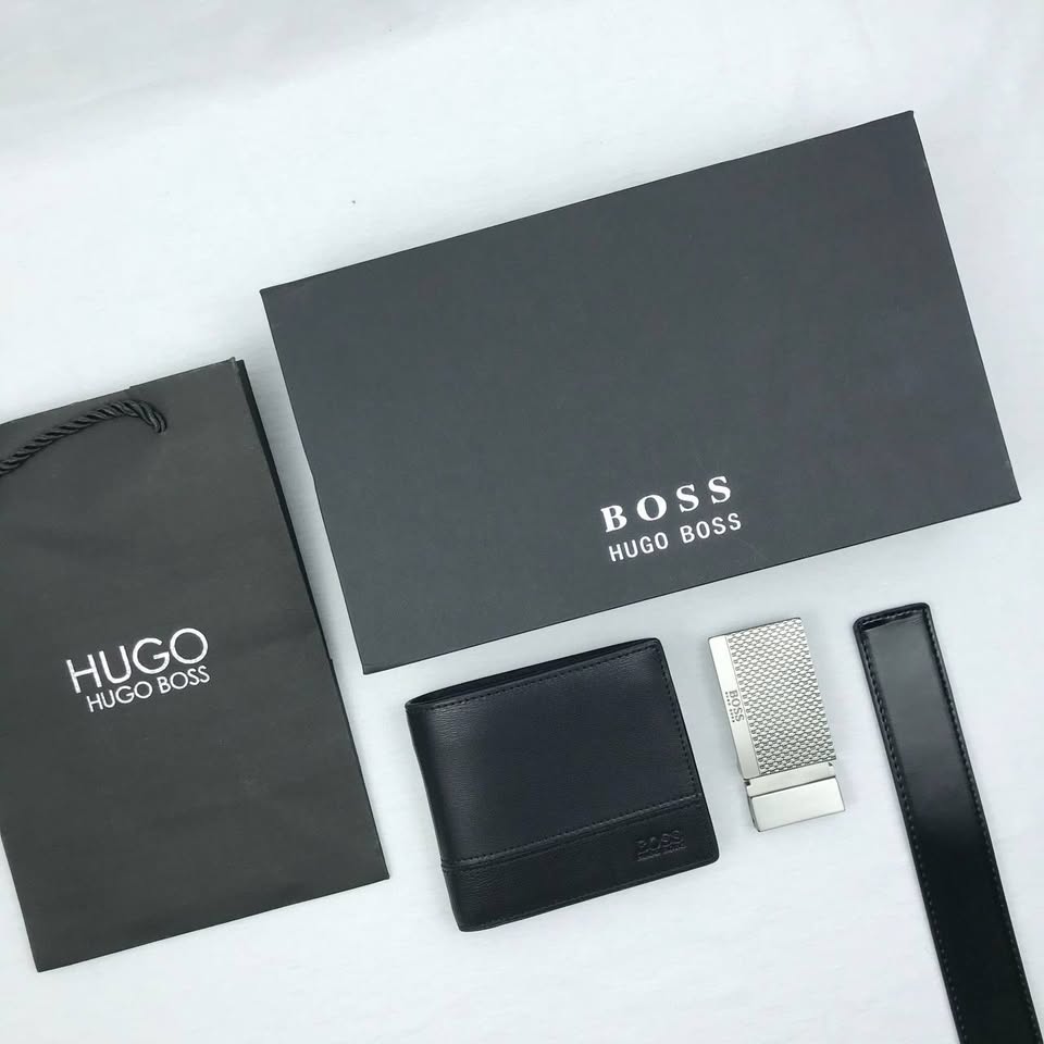 Hugo Boss Set ( Belt & Wallet )