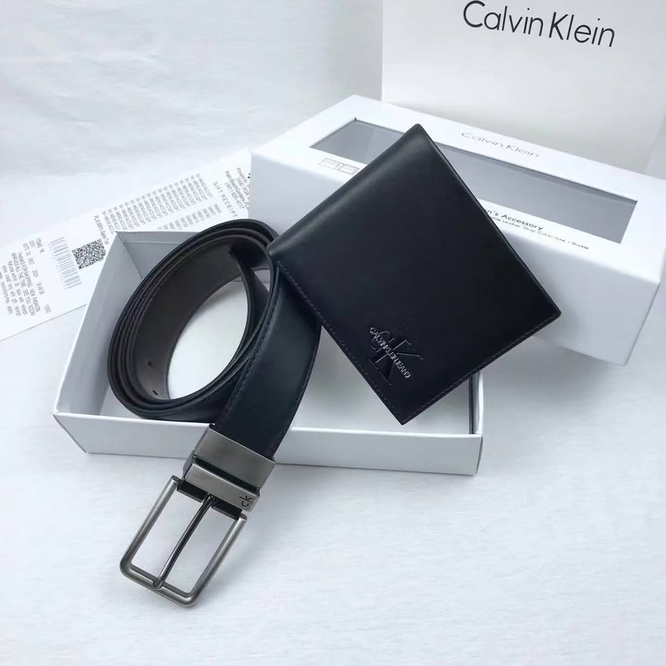 Calvin Klein Set ( Wallet & Belt )