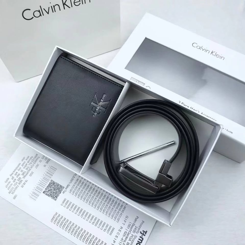 Calvin Klein Set ( Wallet & Belt )