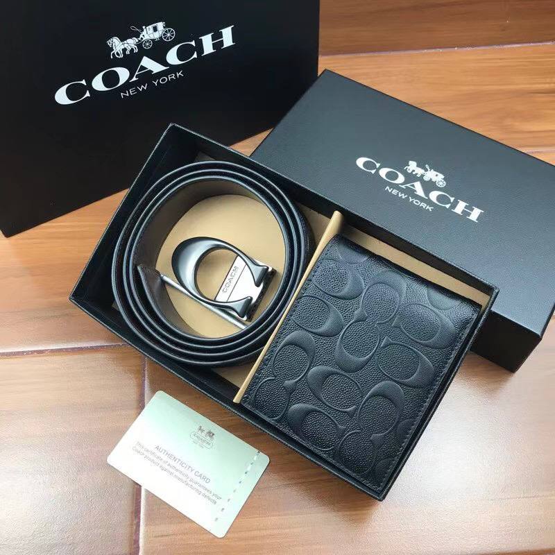 Coach Set ( Wallet & Belt )