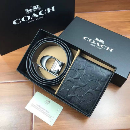 Coach Set ( Wallet & Belt )