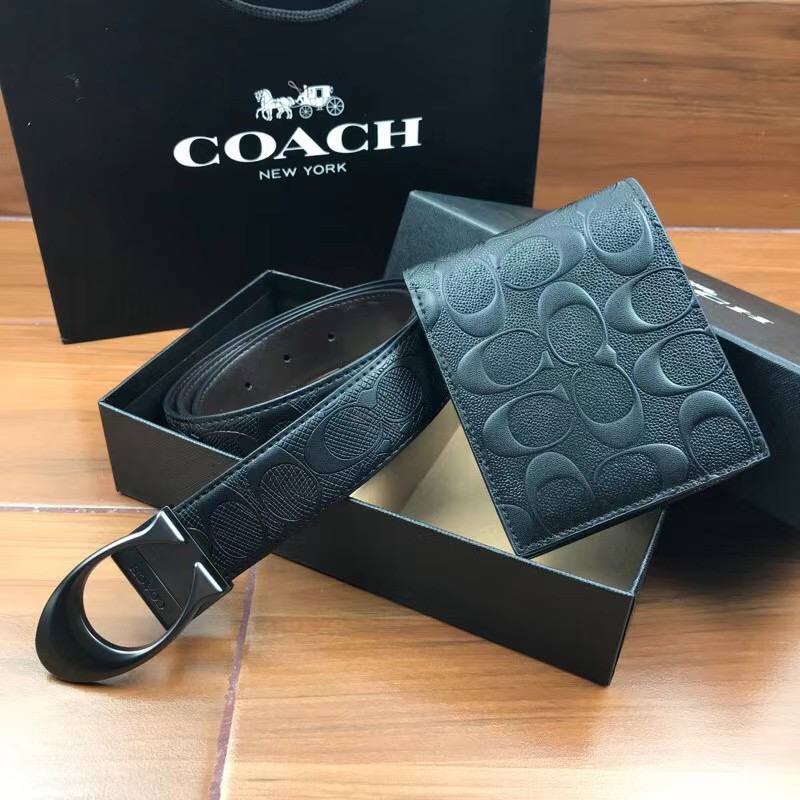 Coach Set ( Wallet & Belt )