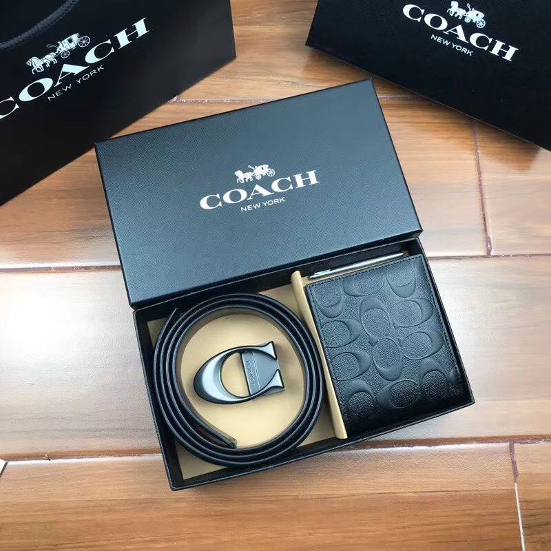 Coach Set ( Wallet & Belt )