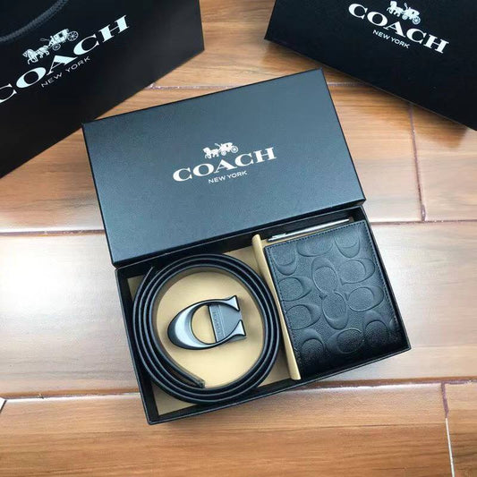 Coach Set ( Wallet & Belt )