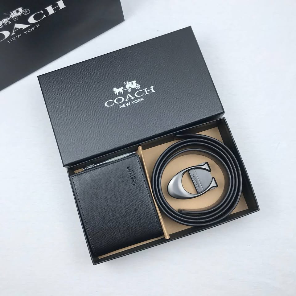 Coach Set ( Wallet & Belt )