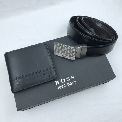 Hugo Boss Set ( Belt & Wallet )