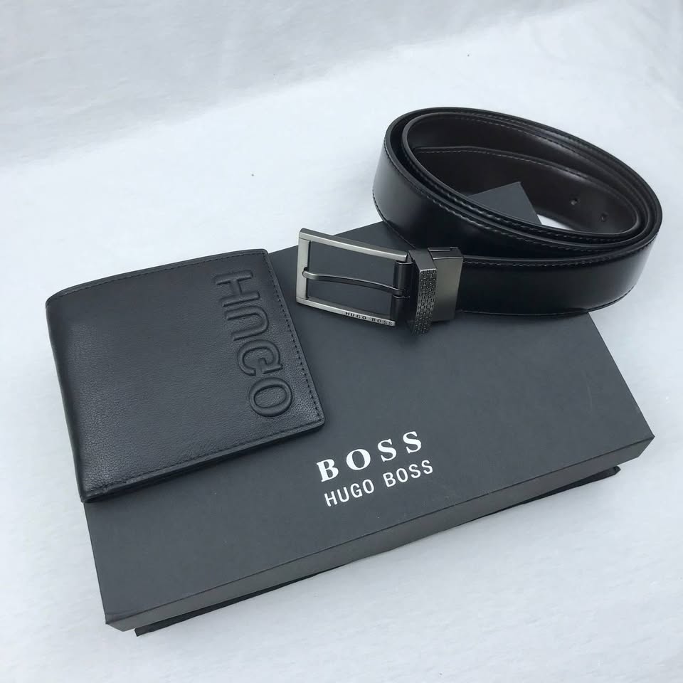 Hugo Boss Set ( Belt & Wallet )