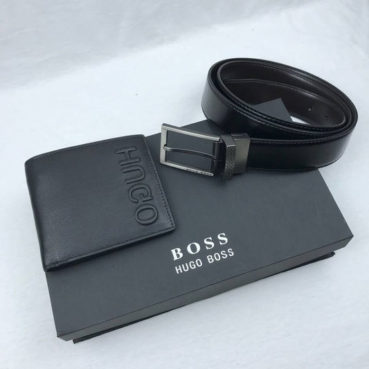 Hugo Boss Set ( Belt & Wallet )
