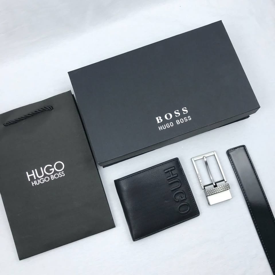 Hugo Boss Set ( Belt & Wallet )