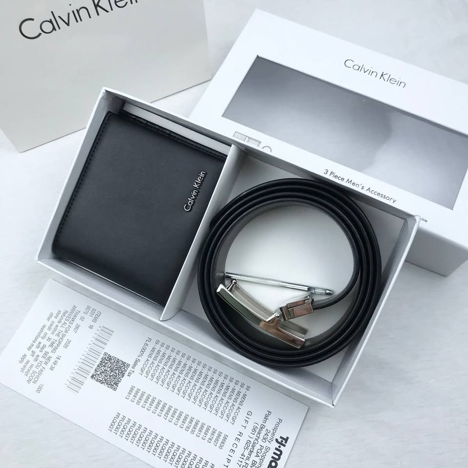 Calvin Klein Set ( Belt & Wallet )