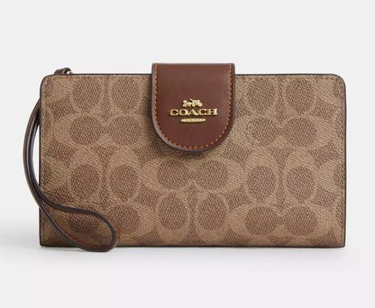 Coach Signature Long Wallet