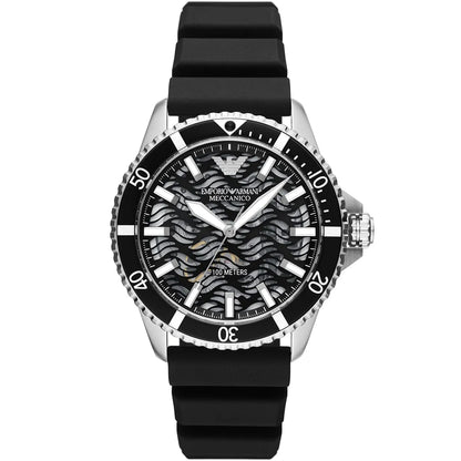 Emporio Armani Meccanico AR60062 Automatic Watch – Black Skeleton Dial