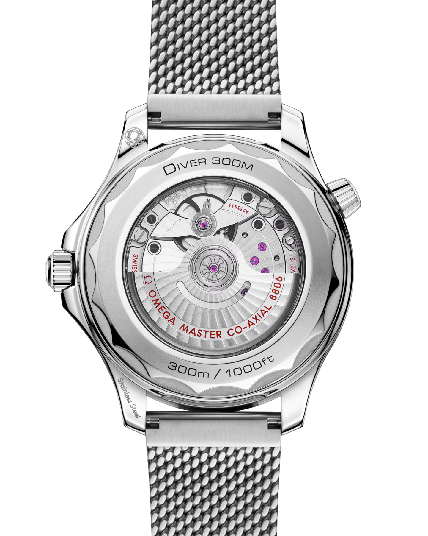 Omega Seamaster Diver 300M – Stainless Steel Mesh Bracelet