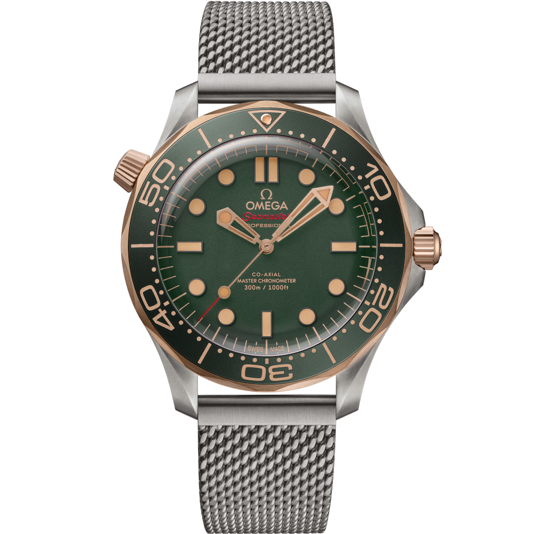 Omega Seamaster Diver 300M – Green Dial &amp; Sedna™ Gold Edition